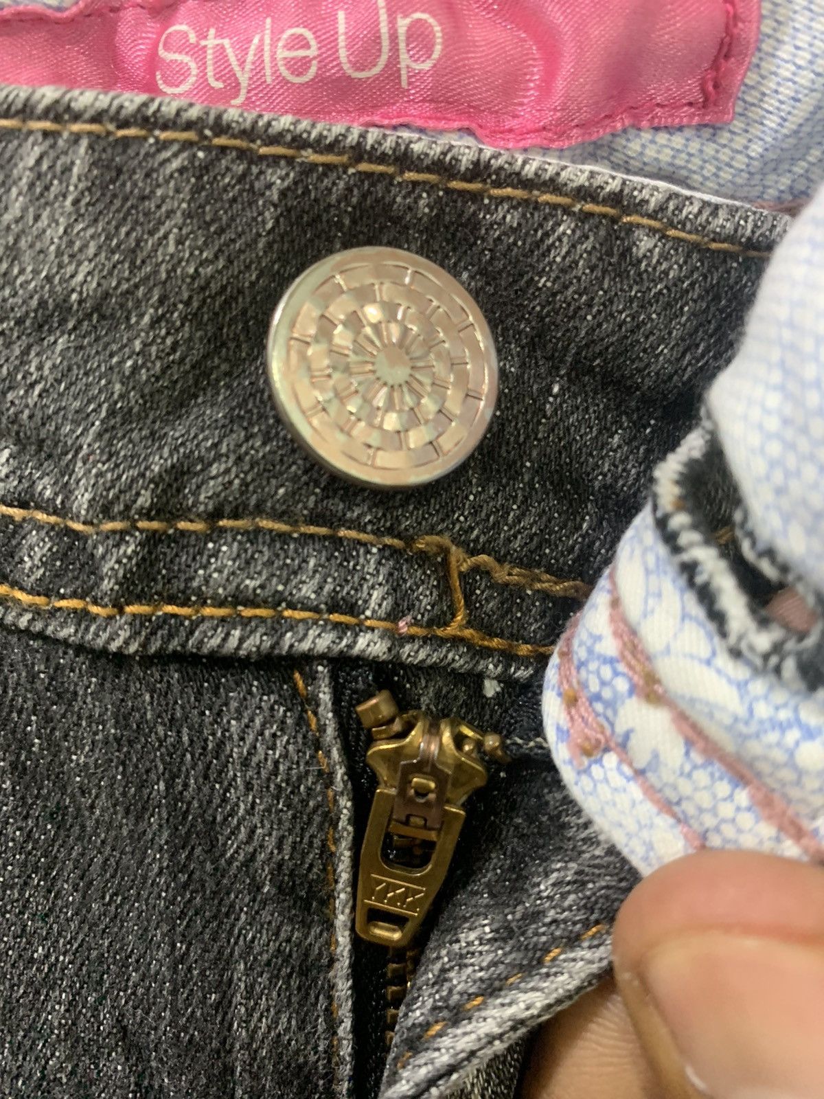 Designer × Japanese Brand × Uniqlo UNIQLO STYLE UP Women Flared Bootcut Stonewash Denim Jeans Size 32" / US 10 / IT 46 - 8 Thumbnail