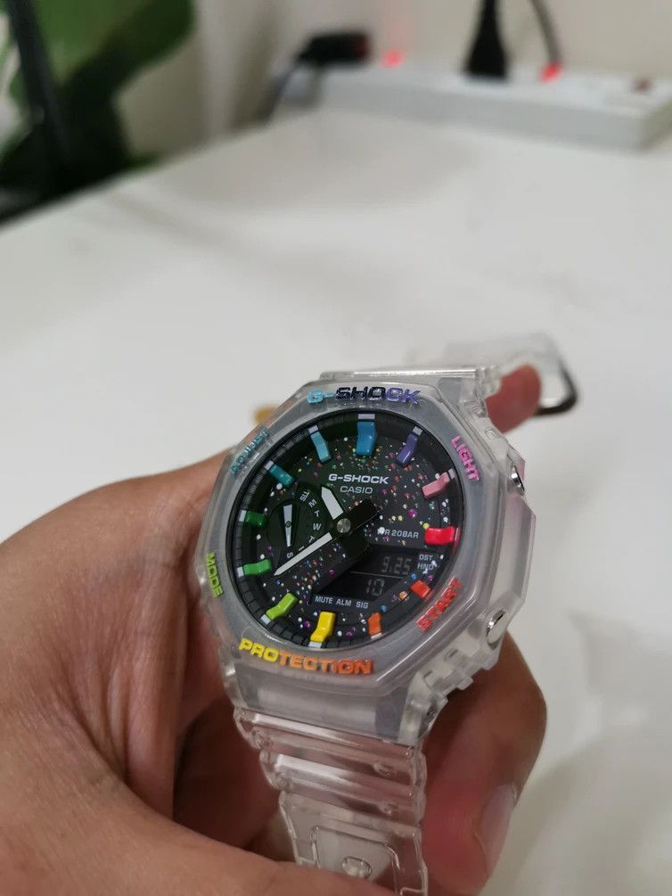 G Shock 🔥Last Stock🔥Rare G-shock Rainbow Galaxy GA-2100 Size ONE SIZE - 6 Thumbnail