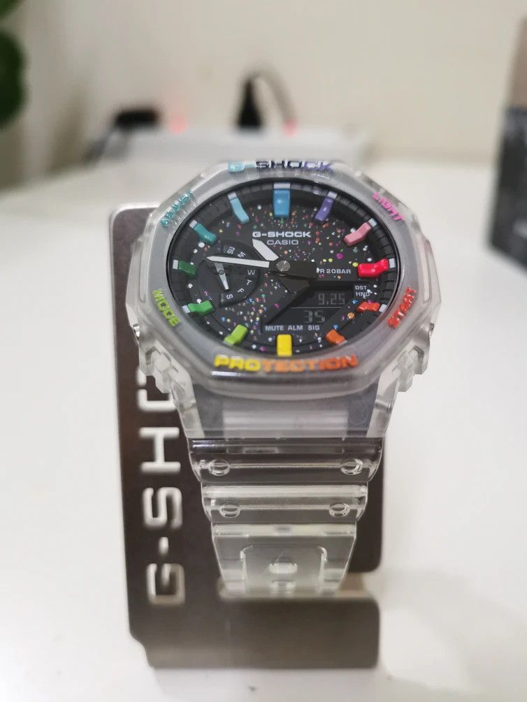 G Shock 🔥Last Stock🔥Rare G-shock Rainbow Galaxy GA-2100 Size ONE SIZE - 2 Thumbnail