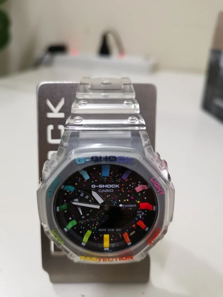 G Shock 🔥Last Stock🔥Rare G-shock Rainbow Galaxy GA-2100 Size ONE SIZE - 8 Thumbnail