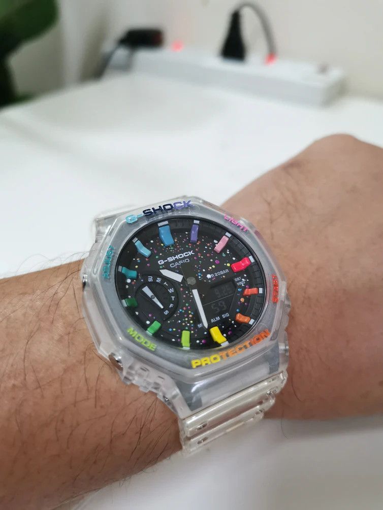 G Shock 🔥Last Stock🔥Rare G-shock Rainbow Galaxy GA-2100 Size ONE SIZE - 3 Thumbnail