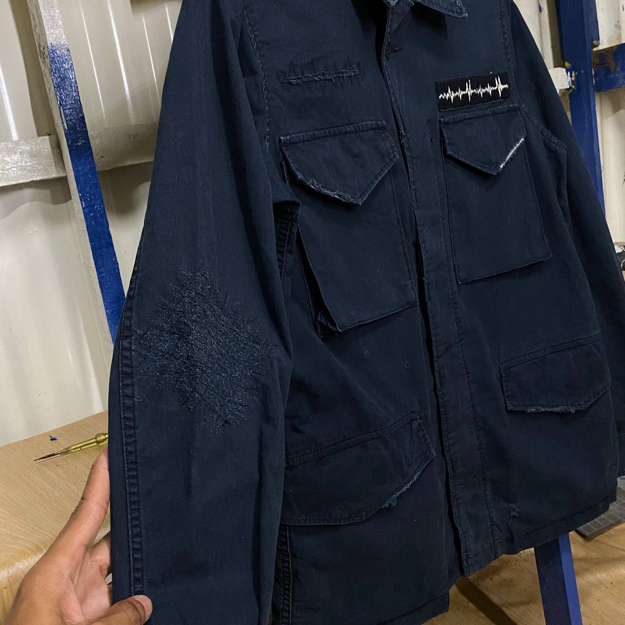 Japanese Brand Vintage Hysteric Glamour M65 Field distressed style Jacket Size US S / EU 44-46 / 1 - 12 Thumbnail