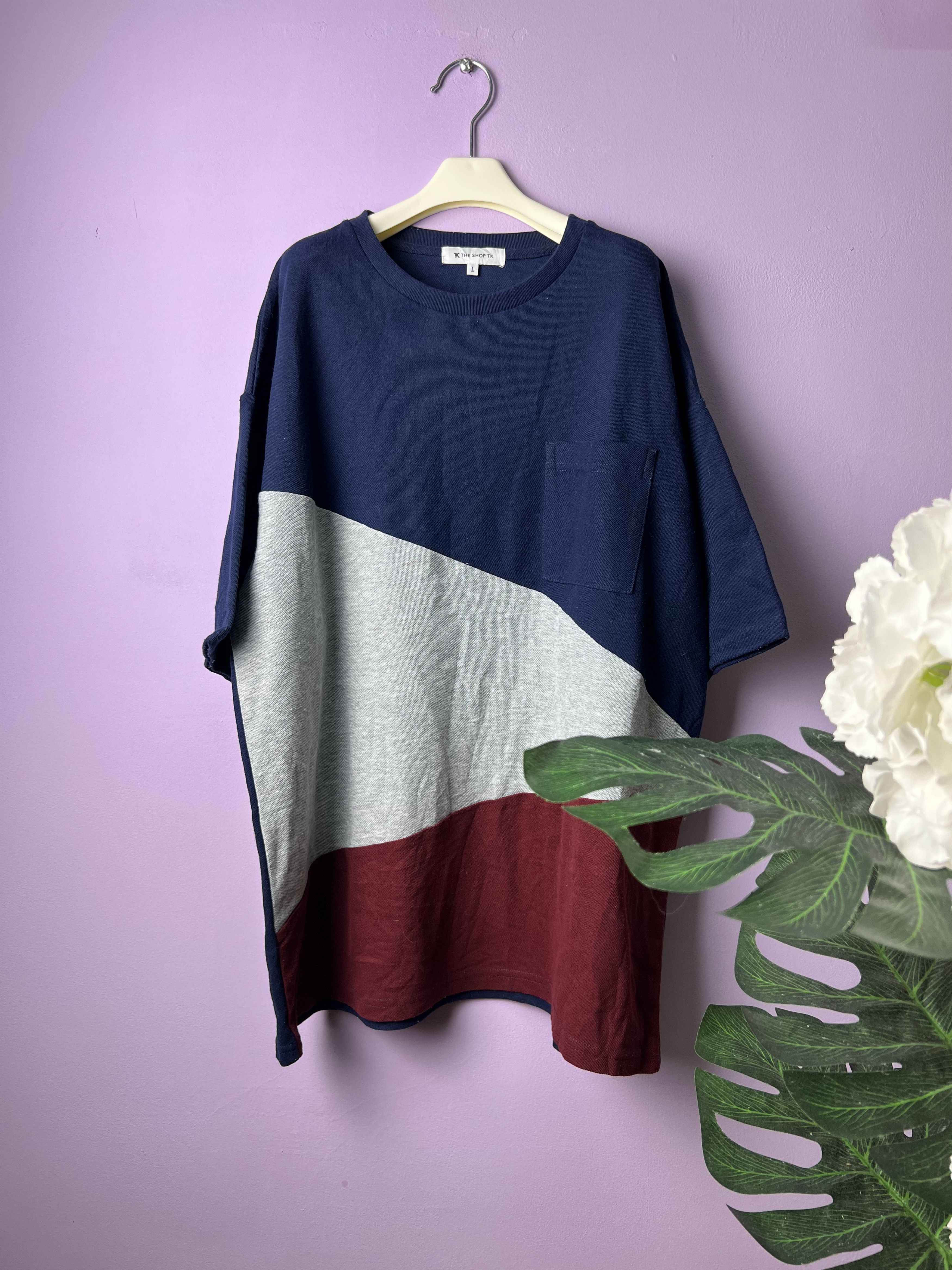 Japanese Brand 🔥The Shop TK Geometric Pocket Tees Size US L / EU 52-54 / 3 - 1 Thumbnail