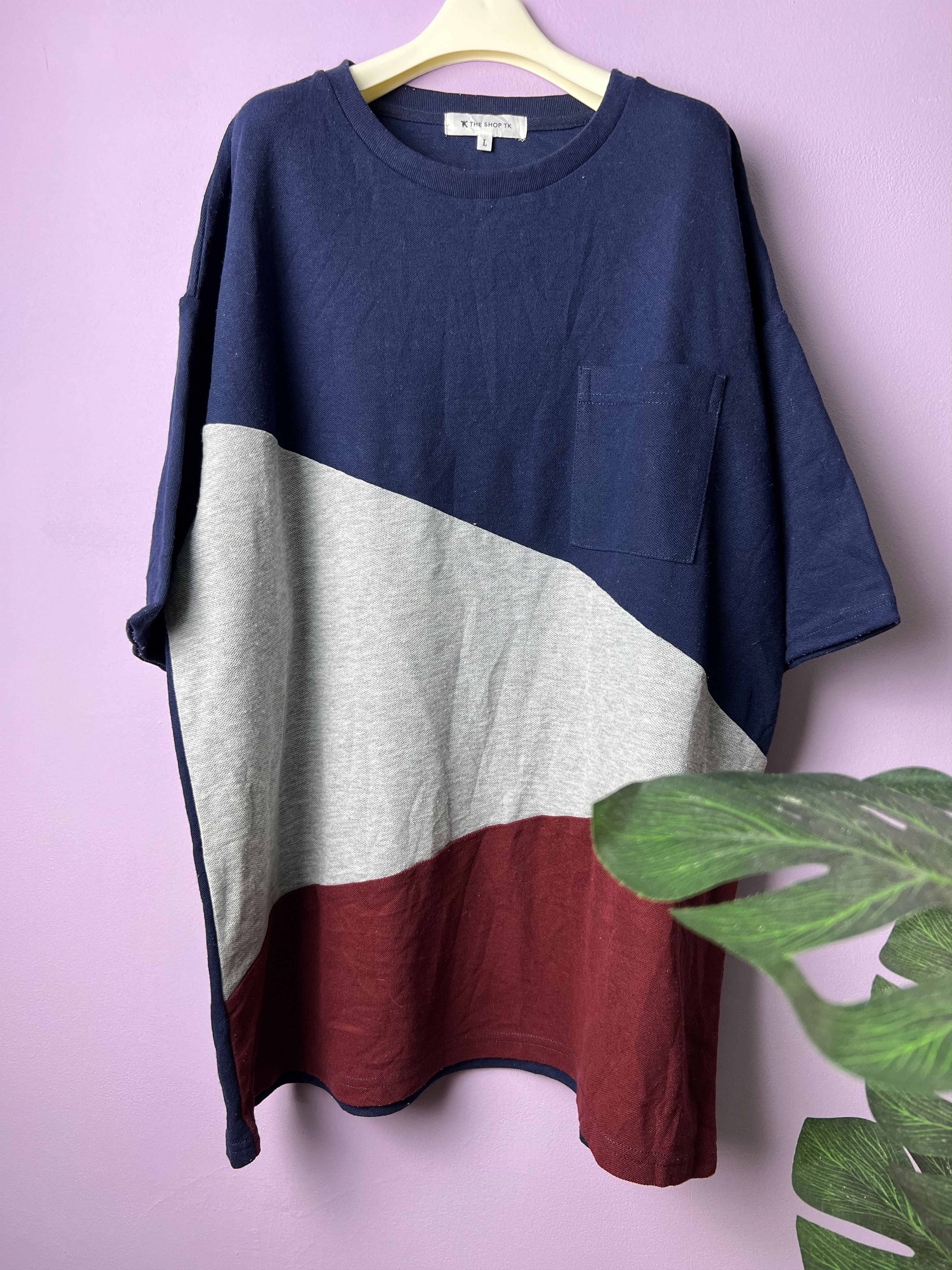 Japanese Brand 🔥The Shop TK Geometric Pocket Tees Size US L / EU 52-54 / 3 - 2 Thumbnail