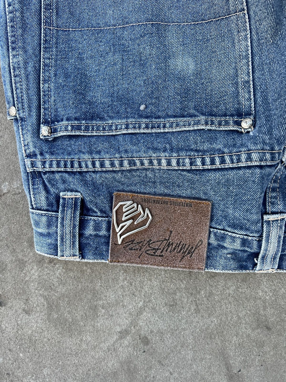 JNCO Vintage Johnny Blaze Baggy Jeans Washed Size US 32 / EU 48 - 10 Thumbnail