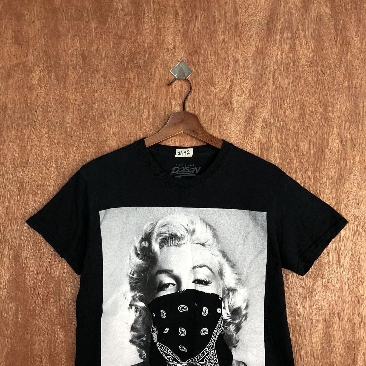 Band Tees D Marilyn Monroe Black Short Sleeve Tshirt #2142 Size US S / EU 44-46 / 1 - 2 Thumbnail