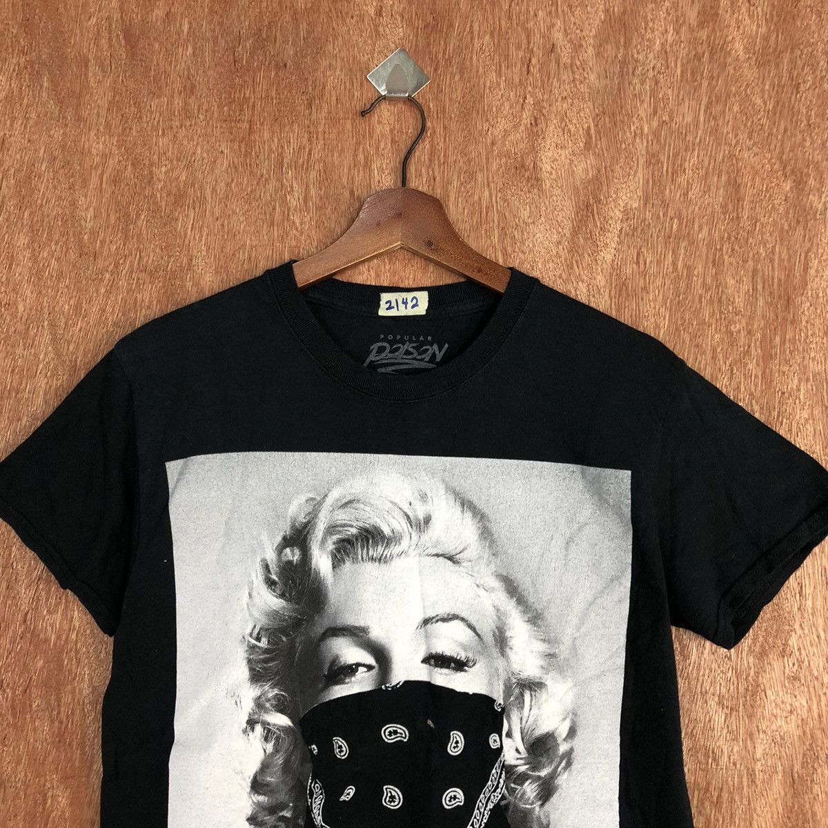Band Tees D Marilyn Monroe Black Short Sleeve Tshirt #2142 Size US S / EU 44-46 / 1 - 7 Thumbnail