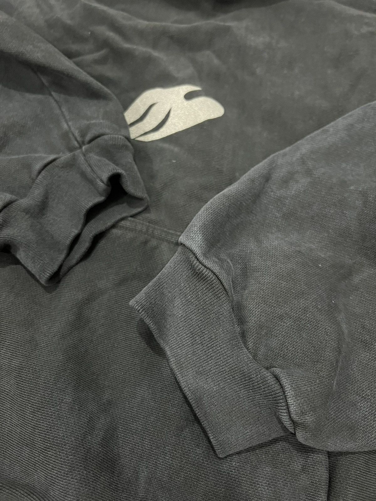 Kanye West Donda Dove Black Vintage Wash C-Shape Hoodie Size US L / EU 52-54 / 3 - 5 Thumbnail