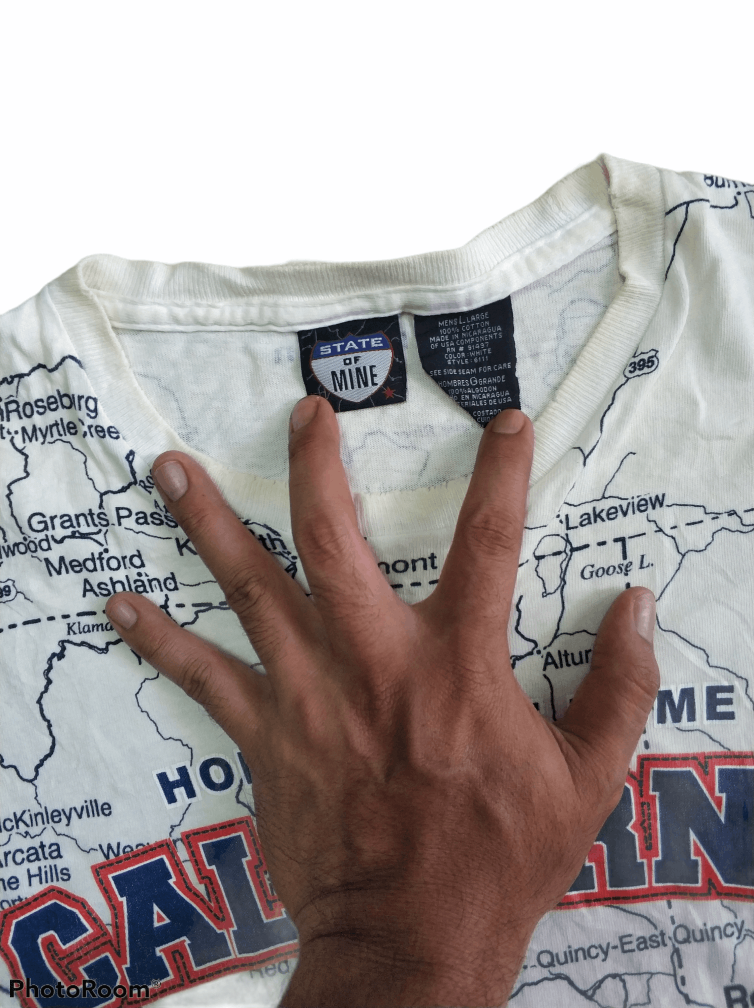 Japanese Brand 🔥Rare All Over Printed California State of Mind Size US L / EU 52-54 / 3 - 4 Thumbnail