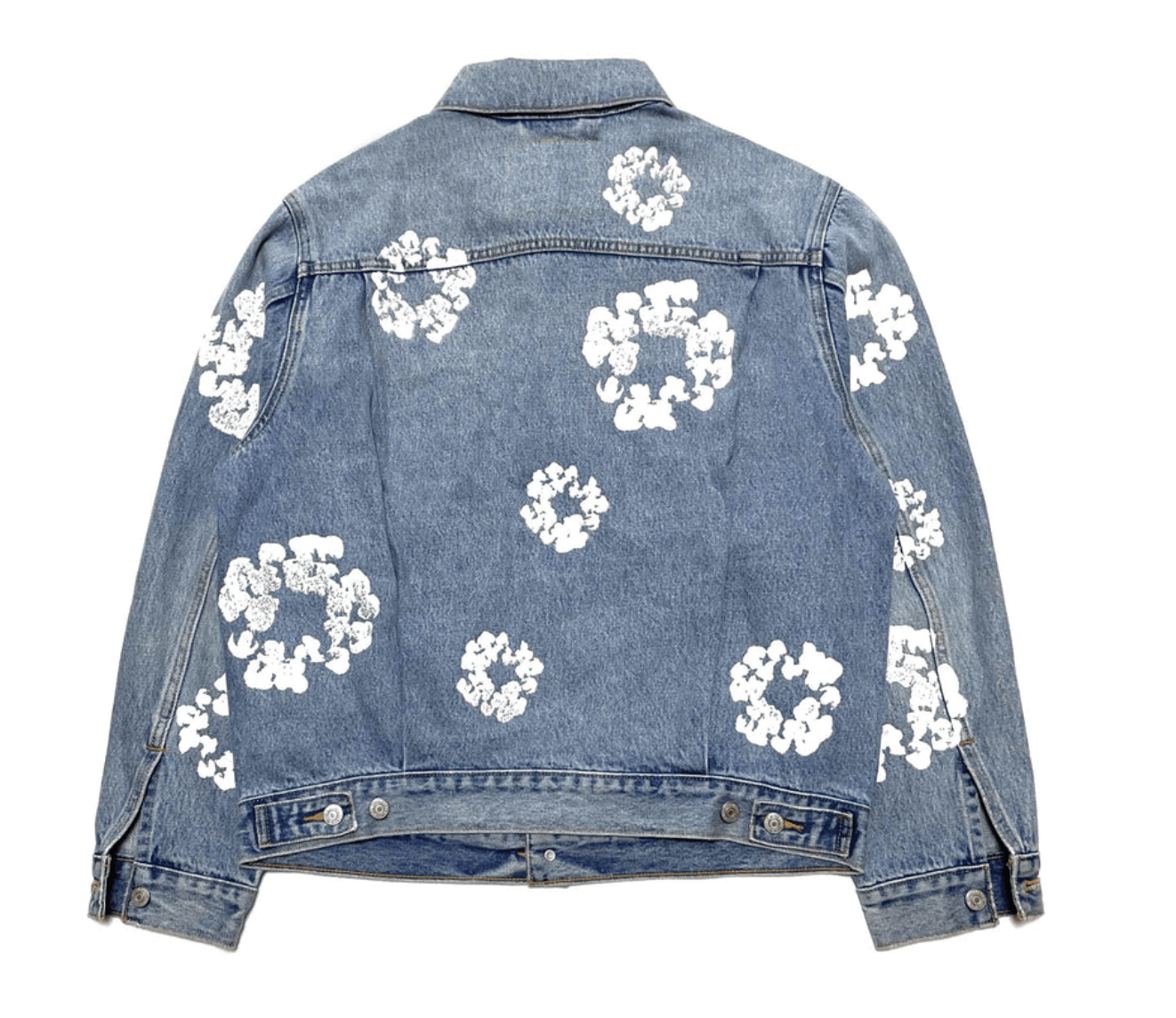 DENIM TEARS × Levi's 💥 Levi’s Denim Tears Trucker Jacket Type 2 Light Wash Size US XXL / EU 58 / 5 - 5 Thumbnail