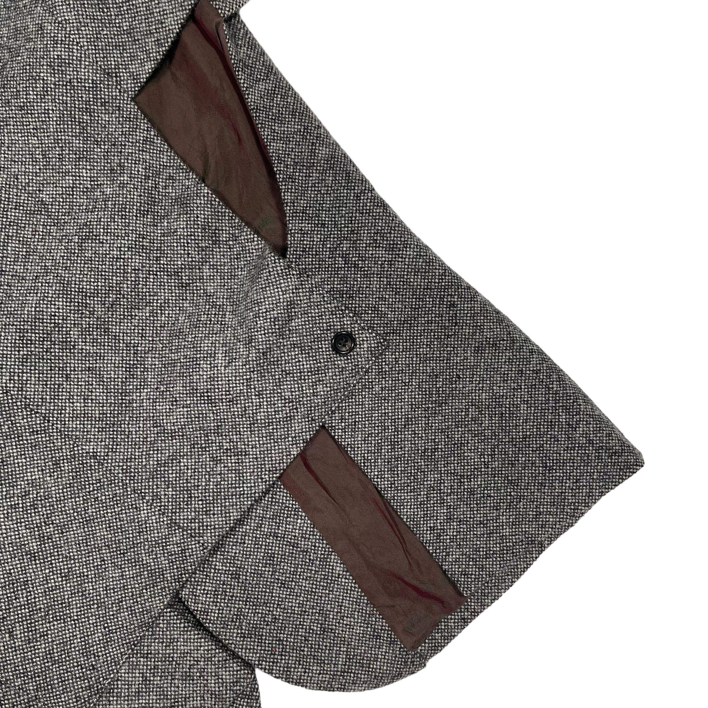 Comme des Garcons × Junya Watanabe Junya Watanabe 1993 Runway Asymmetric Patchwork Wool Vest Size US XS / EU 42 / 0 - 8 Thumbnail
