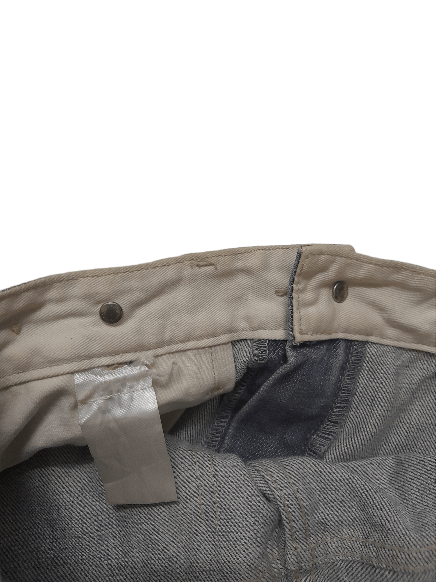 Japanese Brand K. Mayer Asdic Distressed Patch Denim (E168) Size US 31 - 8 Thumbnail