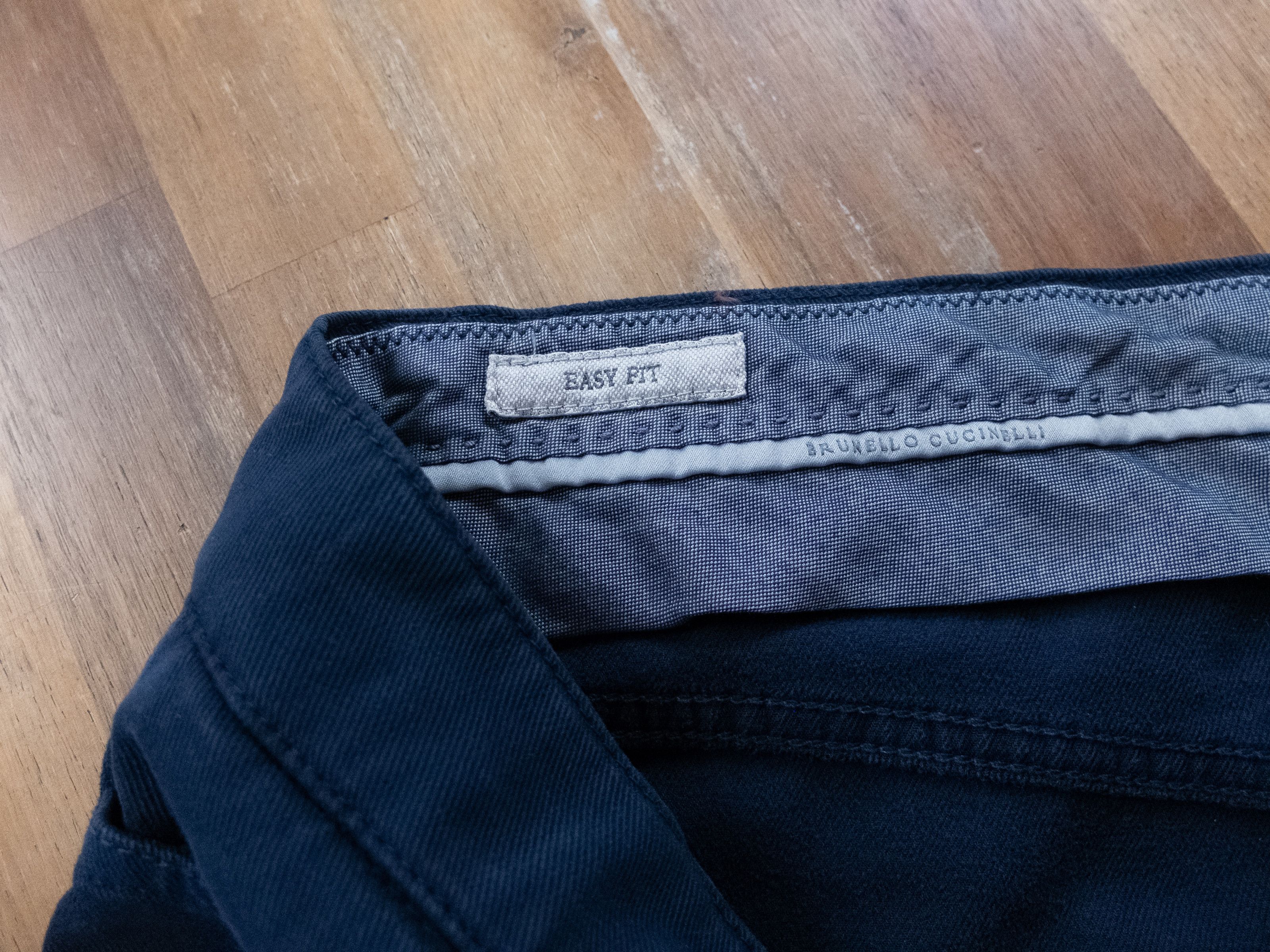 Brunello Cucinelli BRUNELLO CUCINELLI navy blue cotton pants trousers 38 Size US 38 / EU 54 - 9 Thumbnail