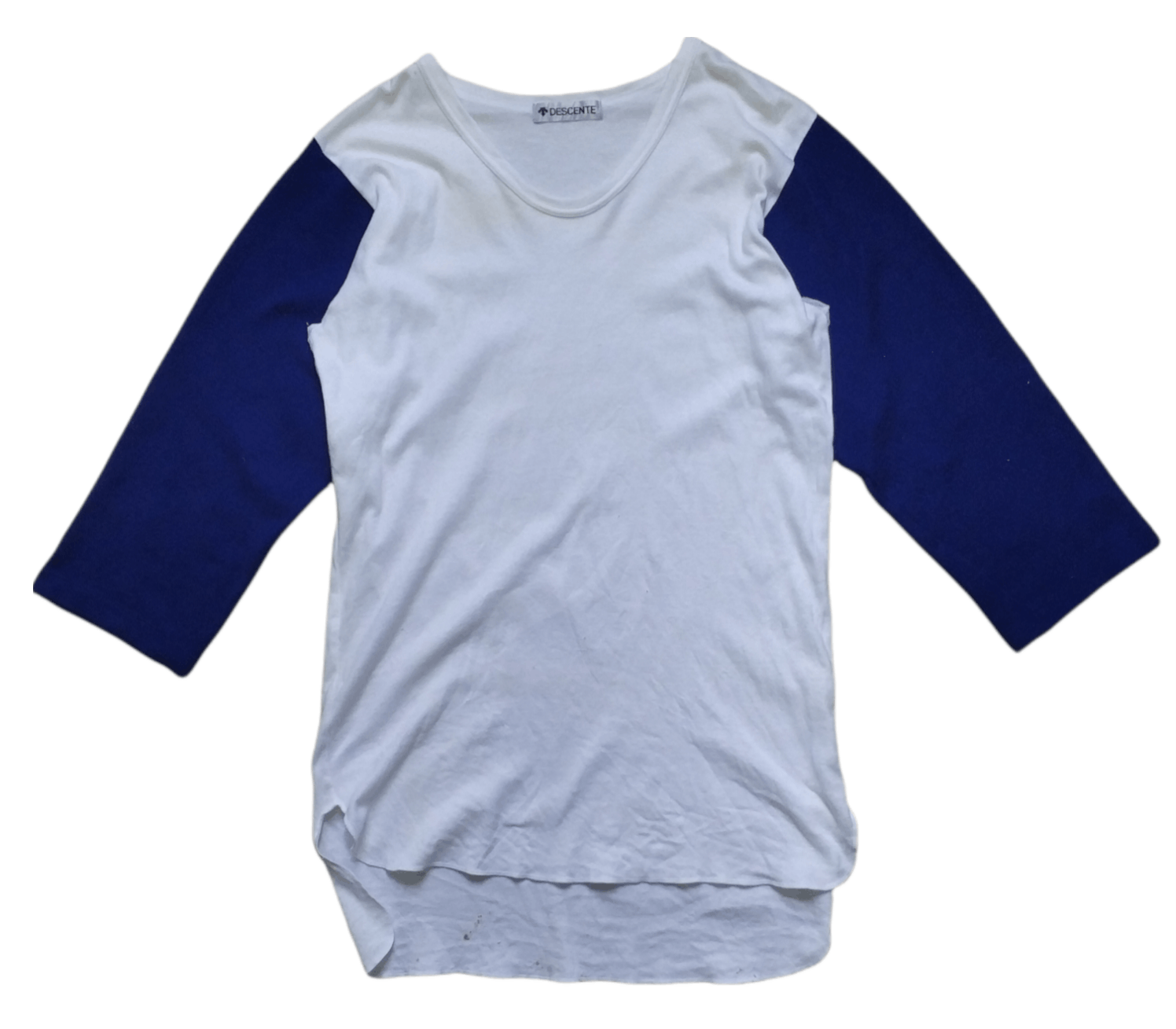 Descente 🔥Vintage Single Stitch Descente Blue Raglan Baseball Tees Size US S / EU 44-46 / 1 - 1 Thumbnail