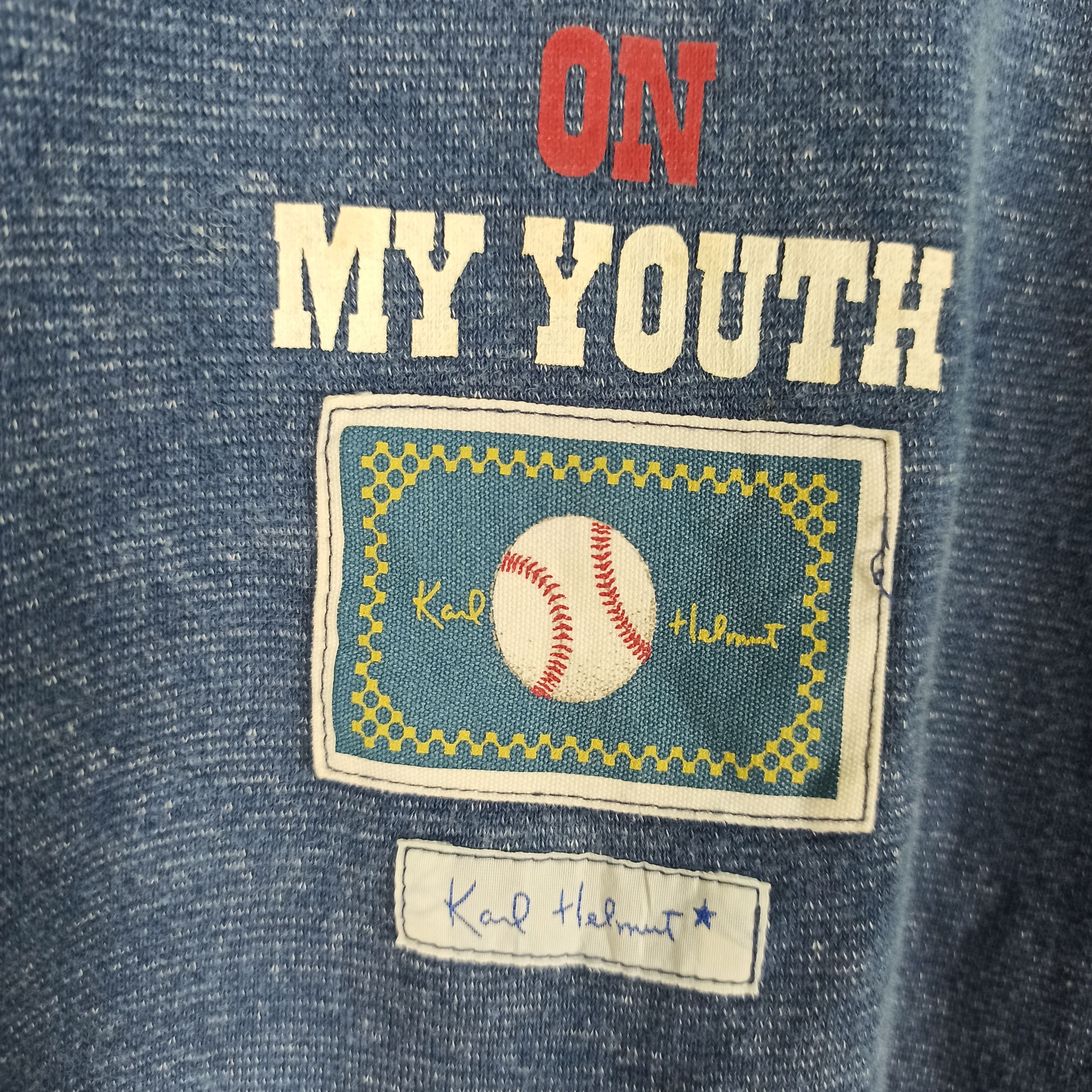 Japanese Brand Vintage 🔥 Karl Helmut Since 1985 Sweatshirt Size US L / EU 52-54 / 3 - 4 Thumbnail