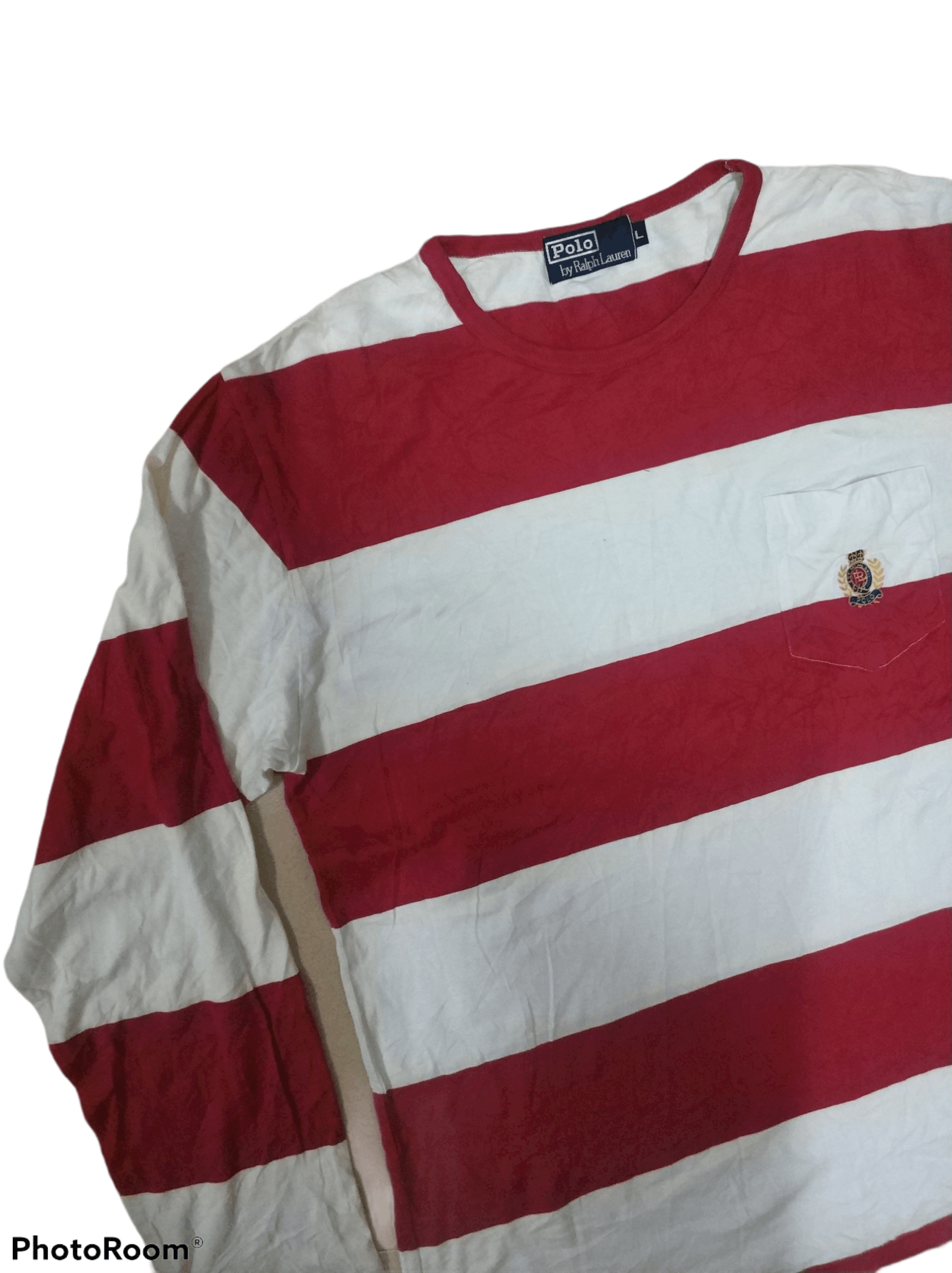 Polo Ralph Lauren 🔥Polo Ralph Lauren Stripe Long Sleeves Tees Size US M / EU 48-50 / 2 - 2 Thumbnail