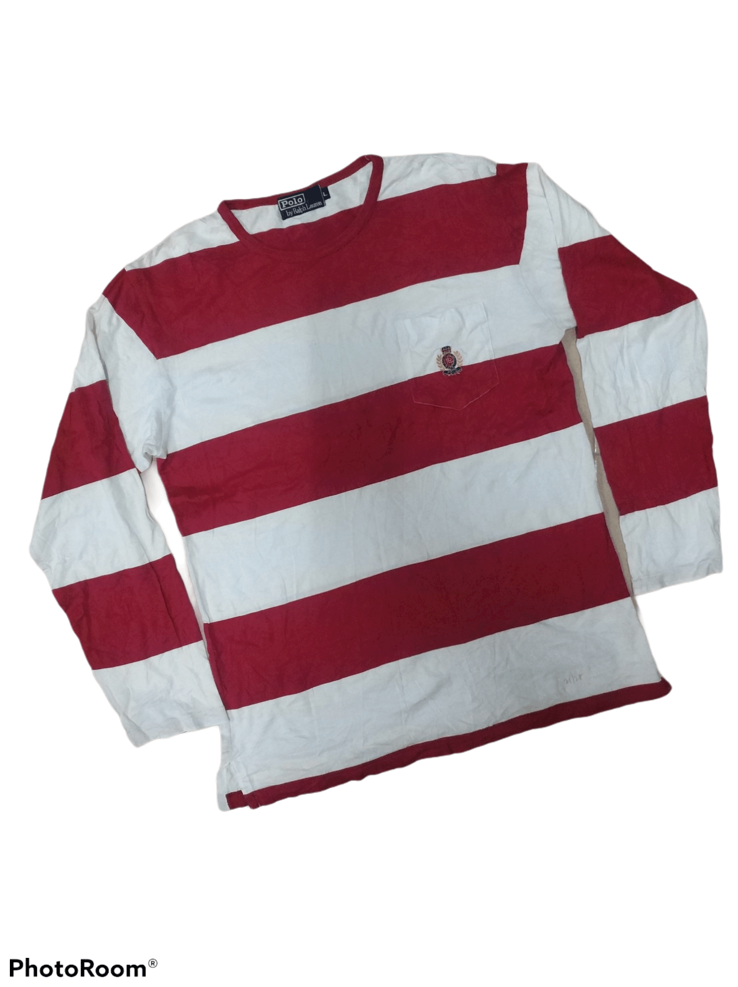 Polo Ralph Lauren 🔥Polo Ralph Lauren Stripe Long Sleeves Tees Size US M / EU 48-50 / 2 - 1 Thumbnail