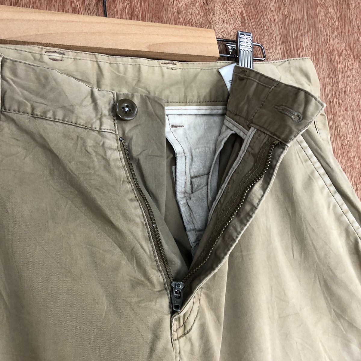 Japanese Brand Uniqlo Brown Multipocket Tactical Cargo Pants #c823 Size US 31 - 6 Thumbnail