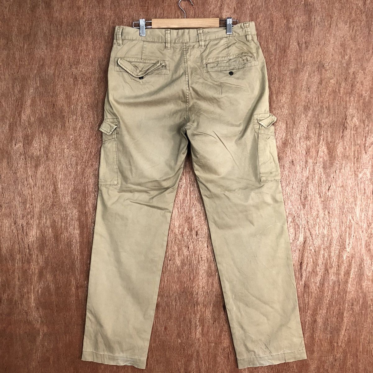 Japanese Brand Uniqlo Brown Multipocket Tactical Cargo Pants #c823 Size US 31 - 7 Thumbnail