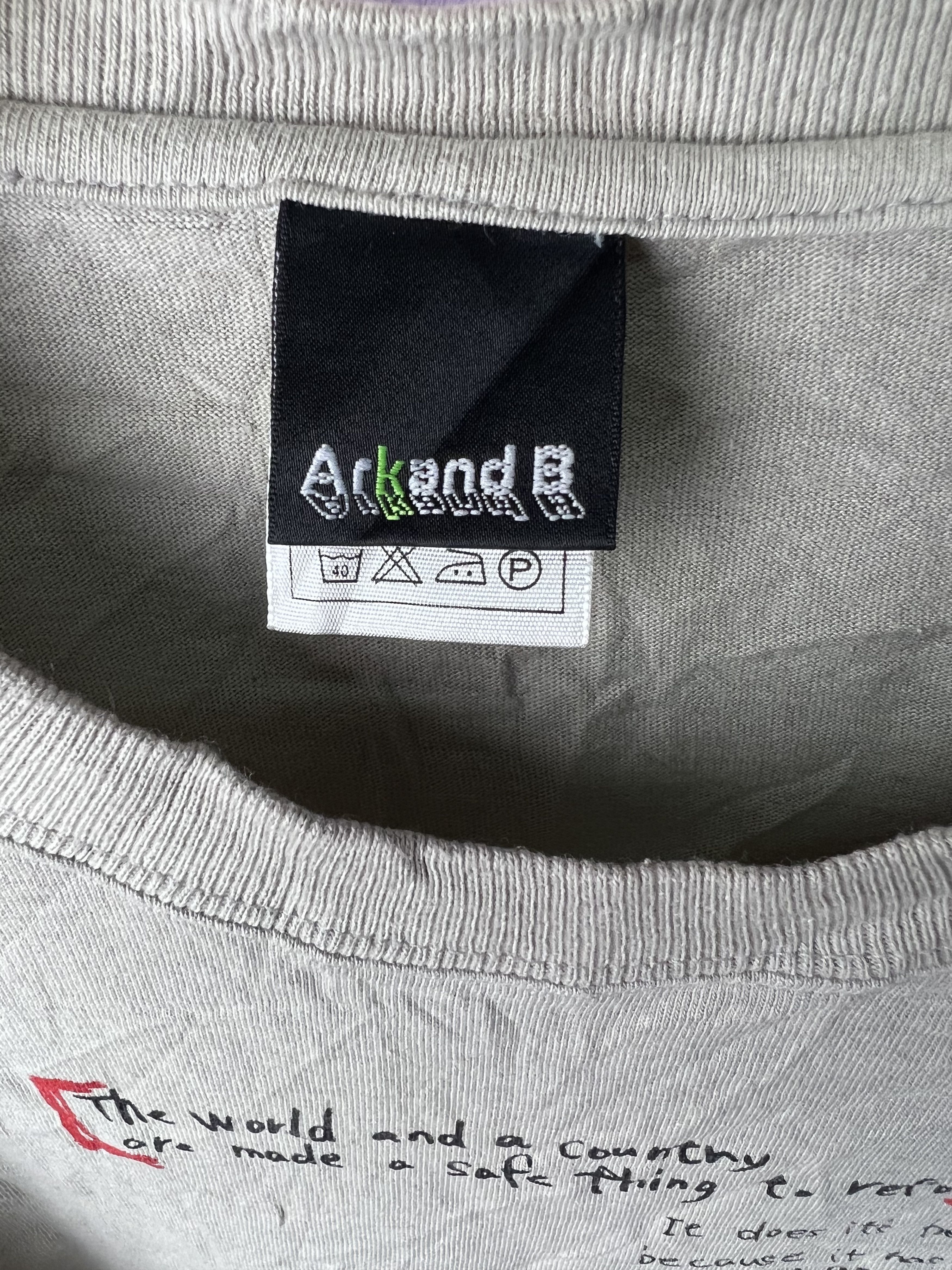 Japanese Brand 🔥Vintage Arkand B Big Printed Tees Size US M / EU 48-50 / 2 - 12 Thumbnail
