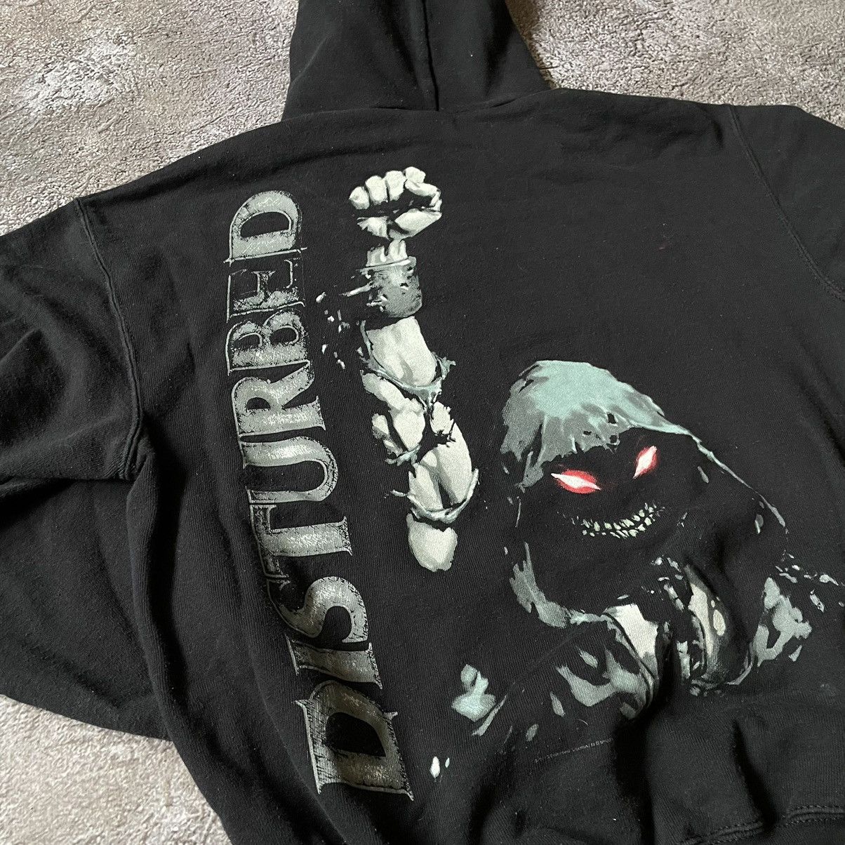 Vintage Vintage Y2K Disturbed Graphic Hoodie Swag Streetwear Slim M Size US M / EU 48-50 / 2 - 8 Thumbnail