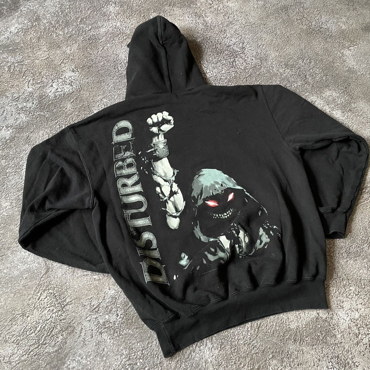 Vintage Vintage Y2K Disturbed Graphic Hoodie Swag Streetwear Slim M Size US M / EU 48-50 / 2 - 7 Thumbnail