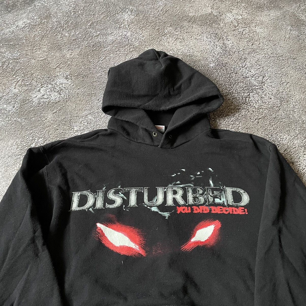 Vintage Vintage Y2K Disturbed Graphic Hoodie Swag Streetwear Slim M Size US M / EU 48-50 / 2 - 5 Thumbnail