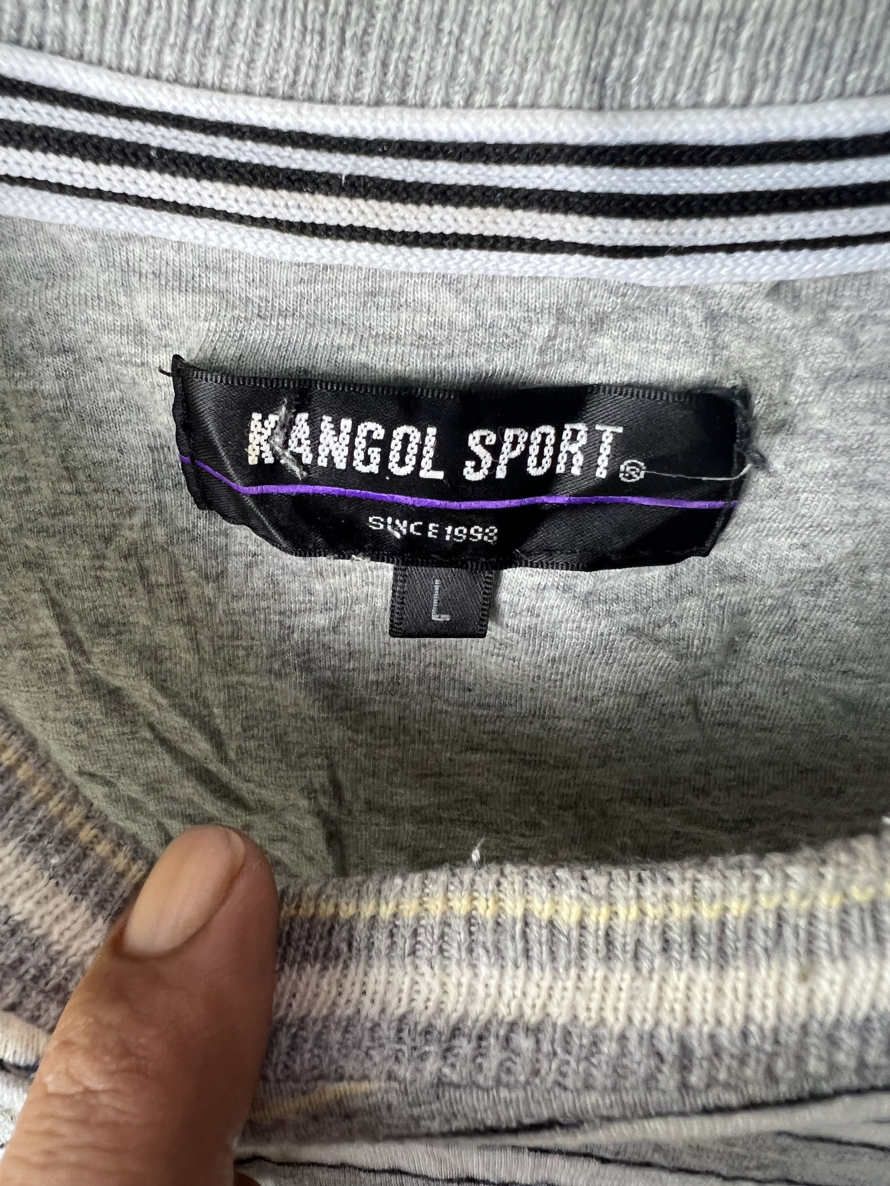 Kangol 🔥Kangol Sport Stripe Tees Size US M / EU 48-50 / 2 - 10 Thumbnail
