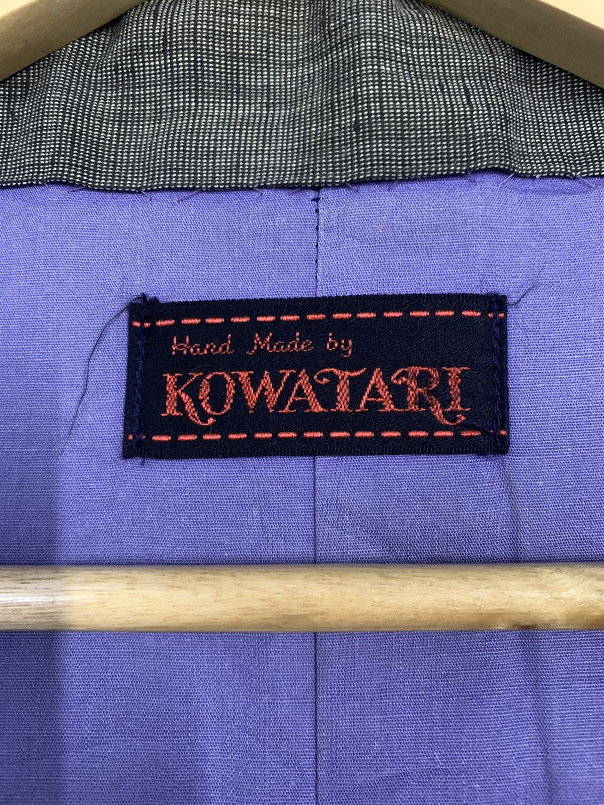 Japanese Brand Vintage Kowatari Handmade Patchwork Traditional Kimono Size US L / EU 52-54 / 3 - 16 Thumbnail