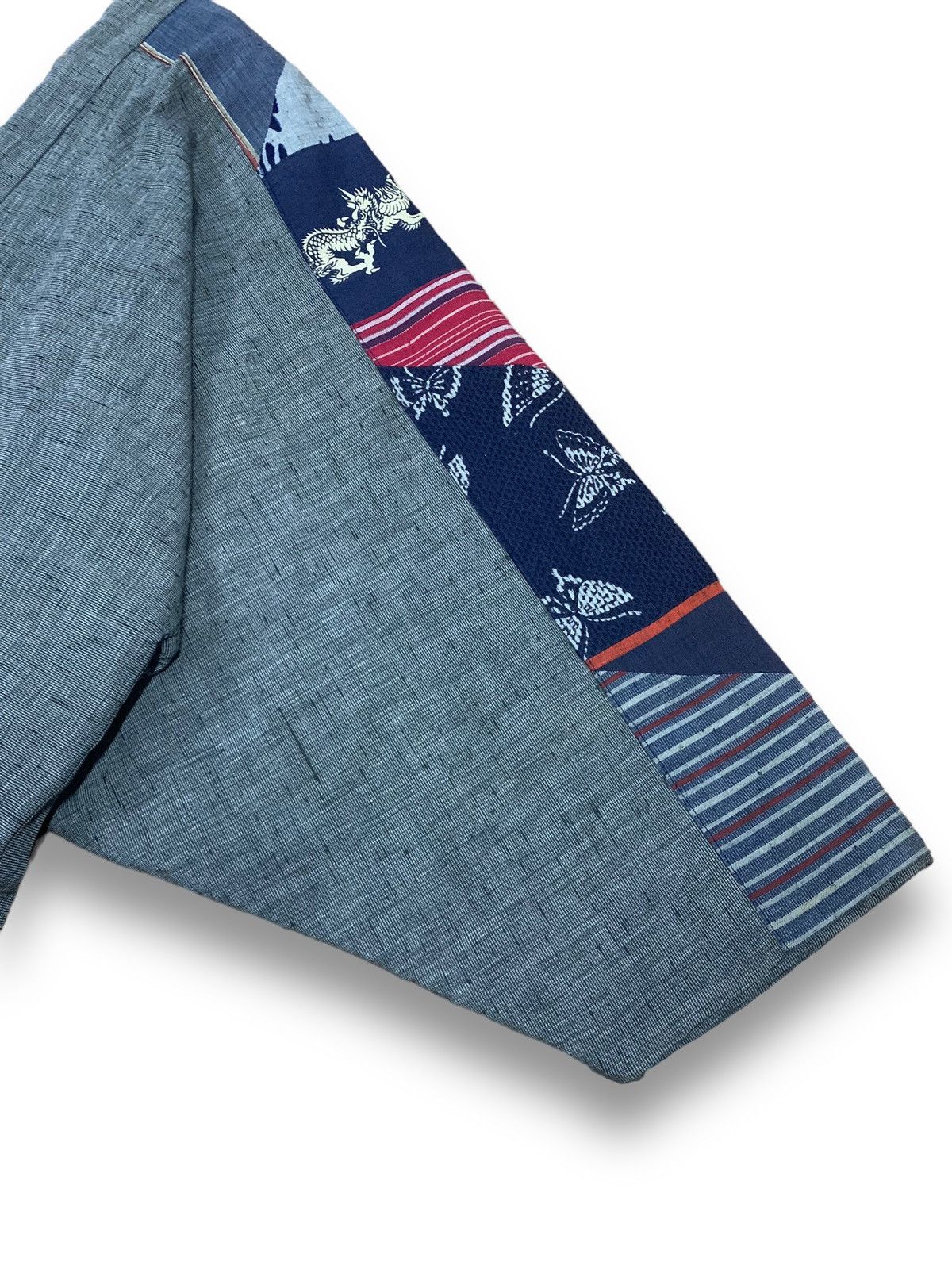 Japanese Brand Vintage Kowatari Handmade Patchwork Traditional Kimono Size US L / EU 52-54 / 3 - 10 Thumbnail