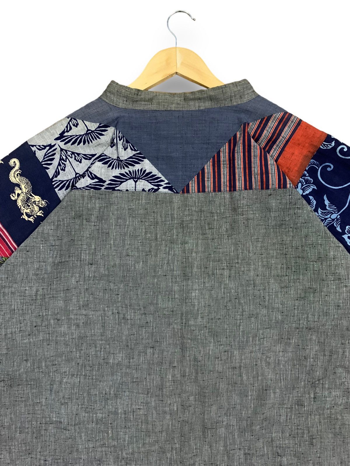 Japanese Brand Vintage Kowatari Handmade Patchwork Traditional Kimono Size US L / EU 52-54 / 3 - 13 Thumbnail