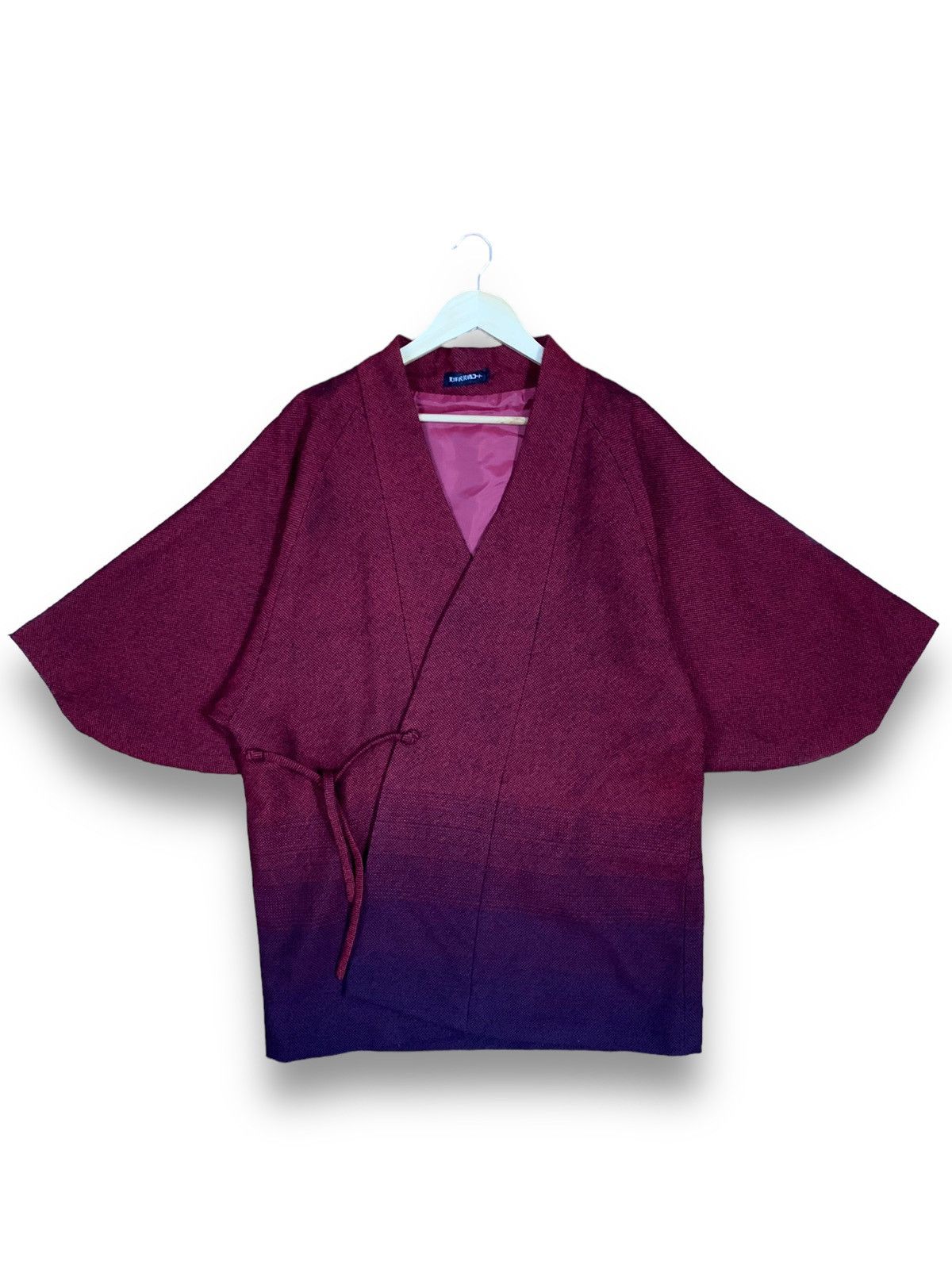 Japanese Brand Vintage Handmade Classic Red Traditional Japan Kimono Size US L / EU 52-54 / 3 - 1 Thumbnail