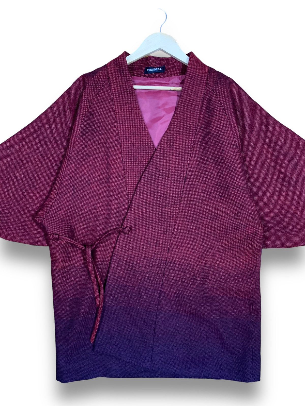 Japanese Brand Vintage Handmade Classic Red Traditional Japan Kimono Size US L / EU 52-54 / 3 - 3 Thumbnail