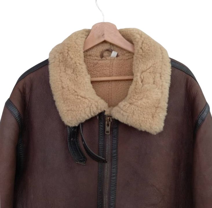 Japanese Brand Vintage B-3 Shearling Leather Jacket Size US M / EU 48-50 / 2 - 12 Thumbnail