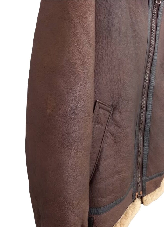 Japanese Brand Vintage B-3 Shearling Leather Jacket Size US M / EU 48-50 / 2 - 18 Thumbnail