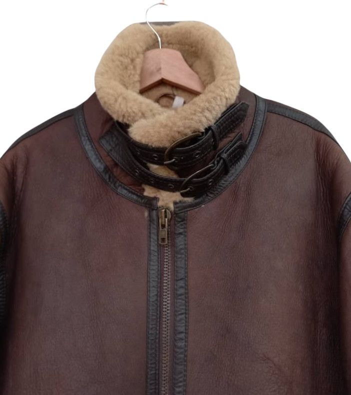 Japanese Brand Vintage B-3 Shearling Leather Jacket Size US M / EU 48-50 / 2 - 2 Thumbnail