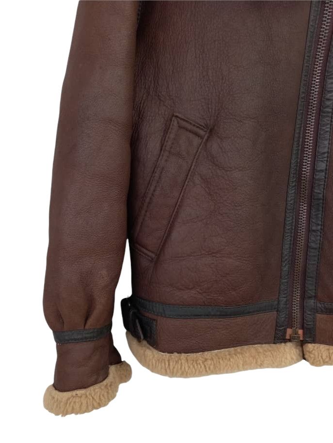 Japanese Brand Vintage B-3 Shearling Leather Jacket Size US M / EU 48-50 / 2 - 6 Thumbnail