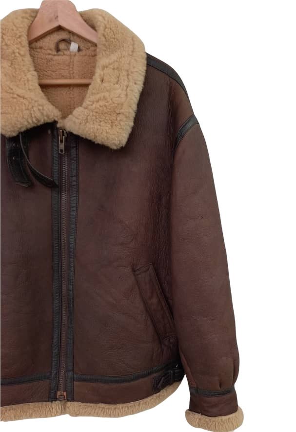 Japanese Brand Vintage B-3 Shearling Leather Jacket Size US M / EU 48-50 / 2 - 5 Thumbnail
