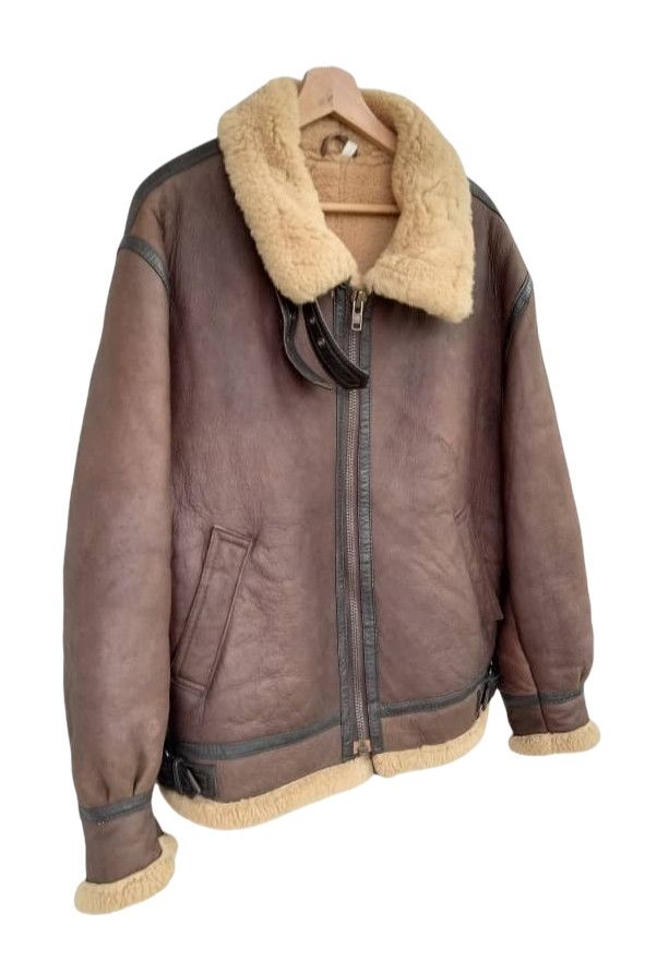 Japanese Brand Vintage B-3 Shearling Leather Jacket Size US M / EU 48-50 / 2 - 8 Thumbnail