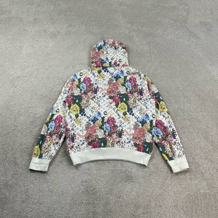 Louis Vuitton Louis Vuitton flower graphic jacquard hoddie | Grailed