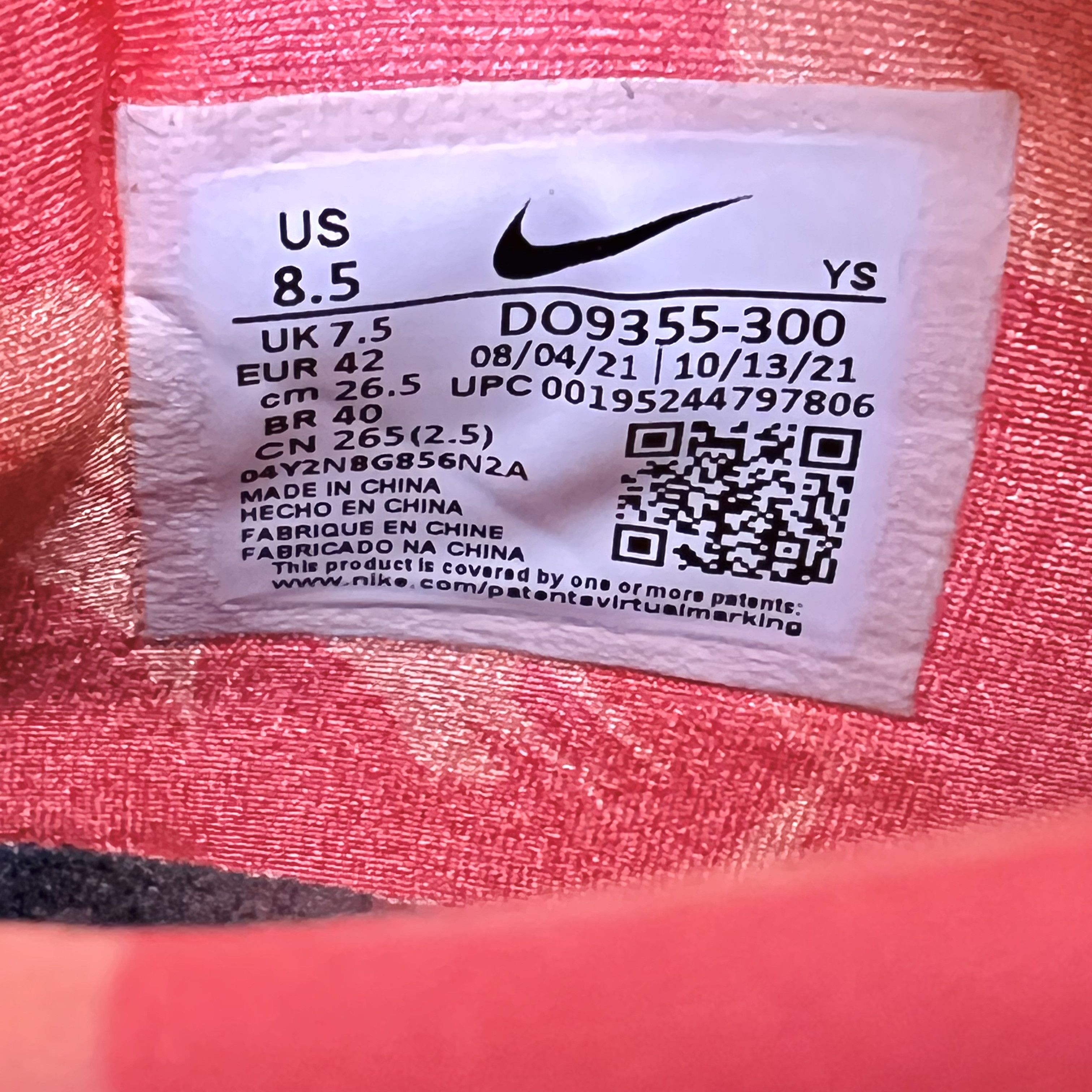 NBA Nike Lebron 9 IX Lebronold Palmer White Lime / Bright Mango Size US 8.5 / EU 41-42 - 7 Thumbnail