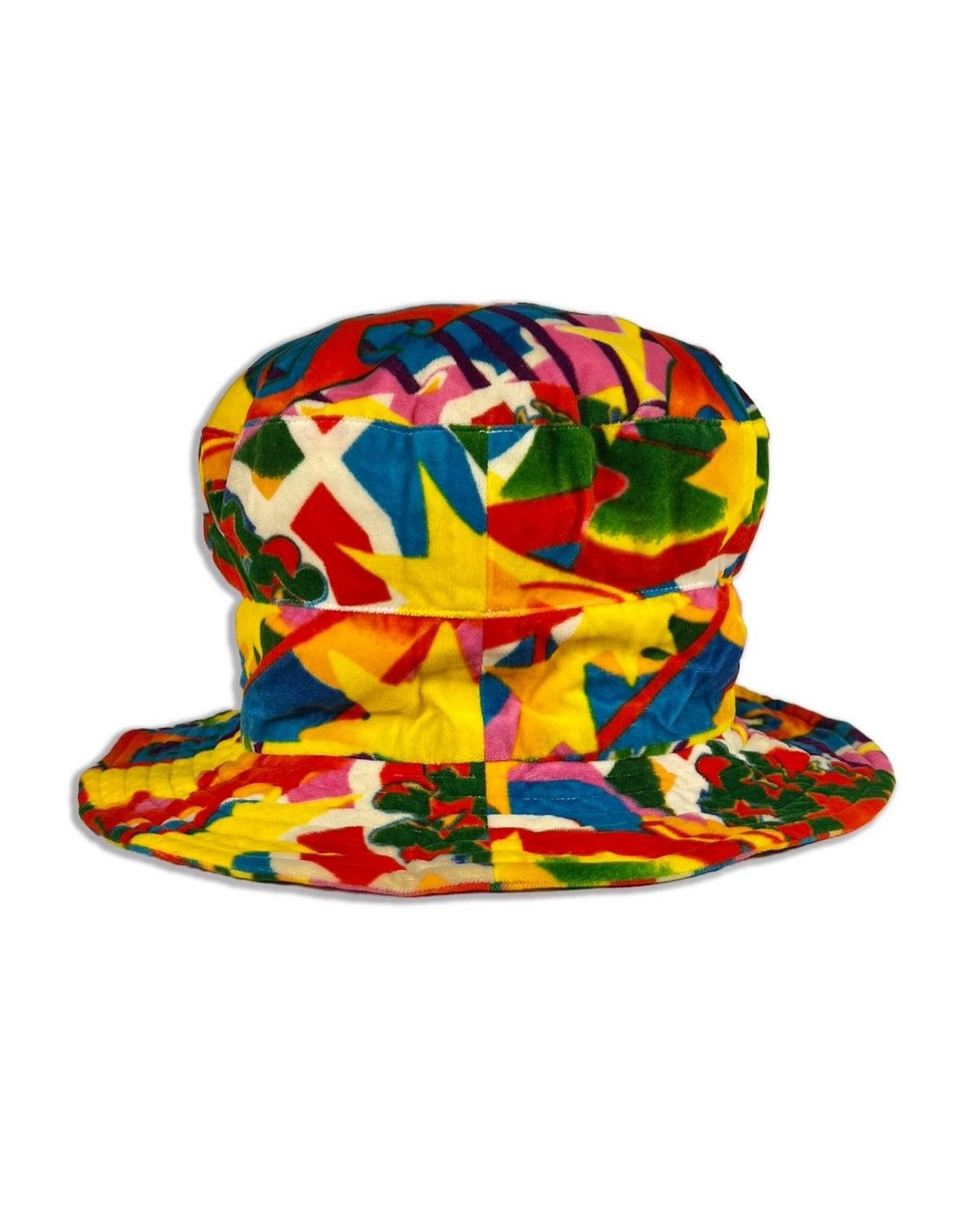 Comme des Garcons Homme Plus AW01 Psychedelic Clown Velvet Hat Size ONE SIZE - 1 Thumbnail