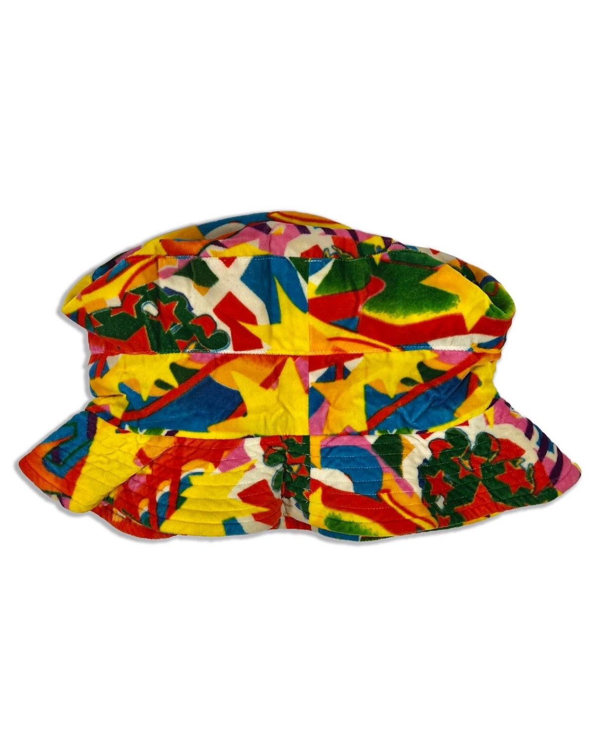 Comme des Garcons Homme Plus AW01 Psychedelic Clown Velvet Hat Size ONE SIZE - 2 Thumbnail
