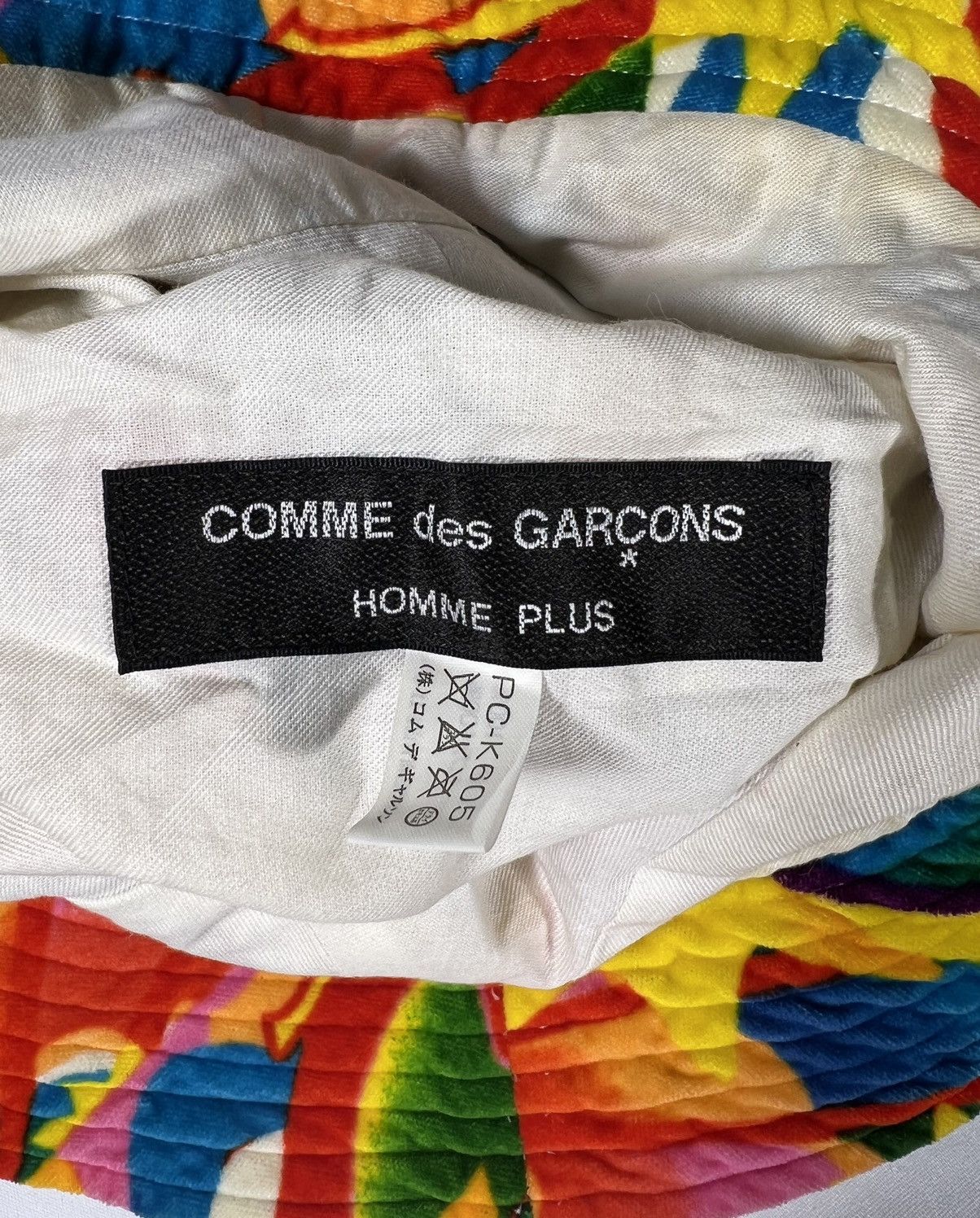 Comme des Garcons Homme Plus AW01 Psychedelic Clown Velvet Hat Size ONE SIZE - 4 Thumbnail