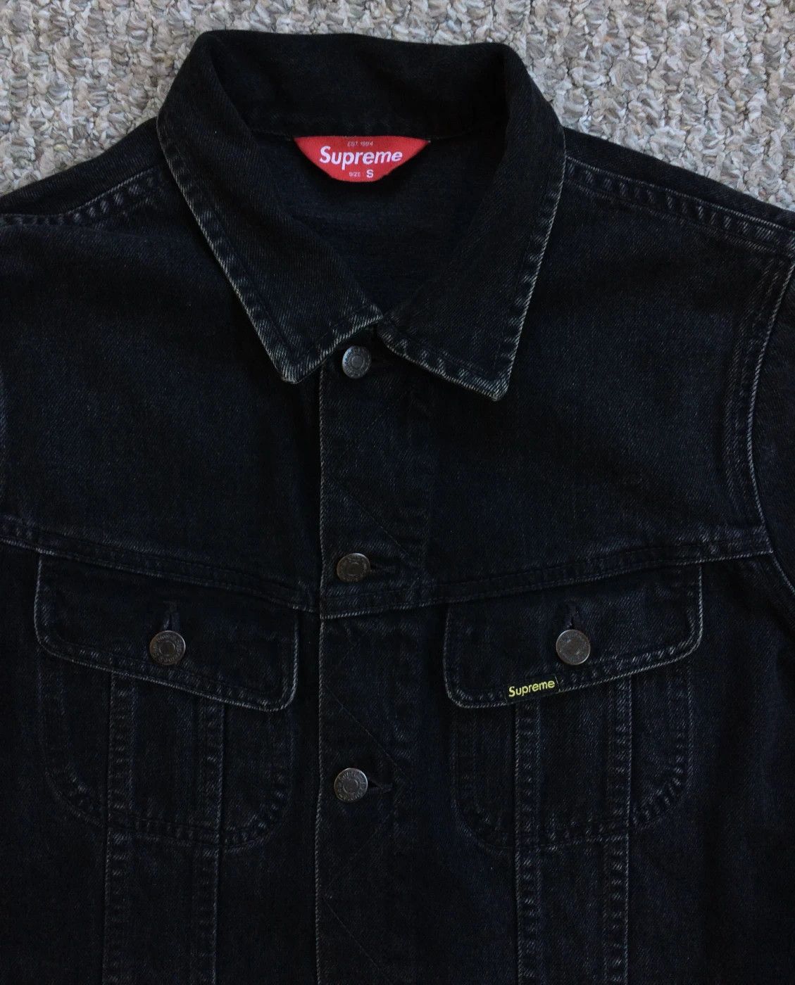 Playboy × Supreme S/S 2014 Supreme x Playboy Denim Jacket size small Size US S / EU 44-46 / 1 - 4 Thumbnail