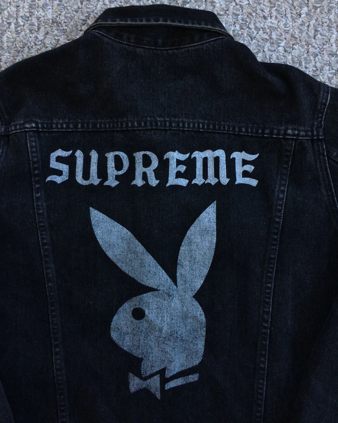 Playboy × Supreme S/S 2014 Supreme x Playboy Denim Jacket size small Size US S / EU 44-46 / 1 - 2 Thumbnail
