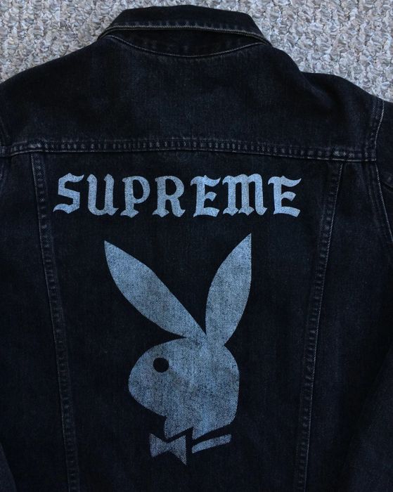 Supreme playboy 2025 denim jacket