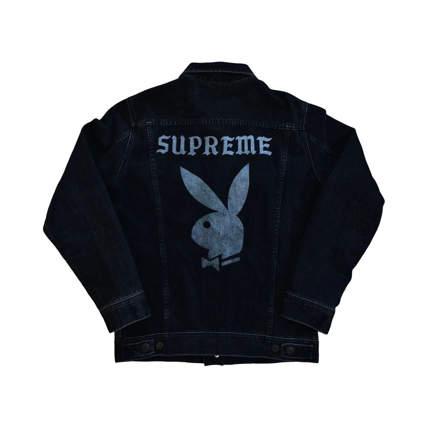image of S/s 2014 Supreme X Playboy Denim Jacket Size Small, Men's