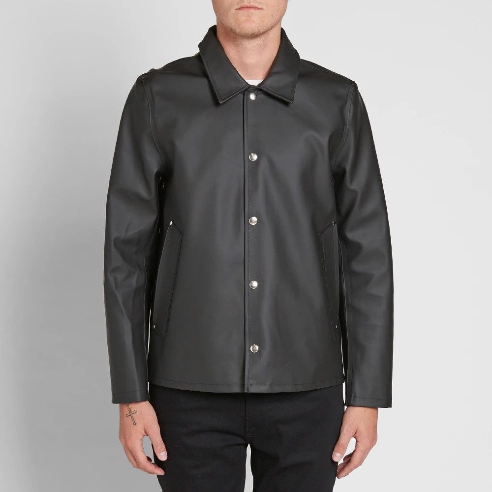 Stutterheim DS! Stutterheim Stadion Black Short Raincoat Size US M / EU 48-50 / 2 - 3 Thumbnail