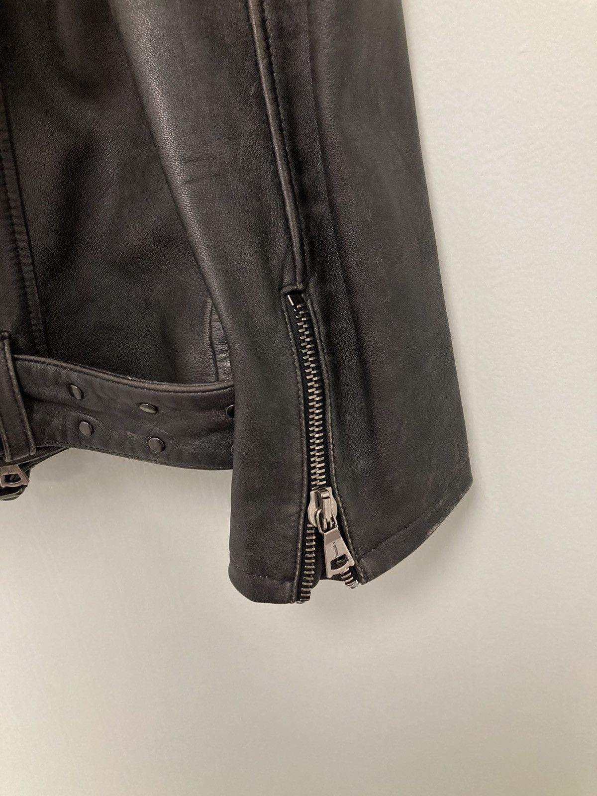 John Varvatos Led Zeppelin leather biker jacket. 50 Size US M / EU 48-50 / 2 - 14 Thumbnail